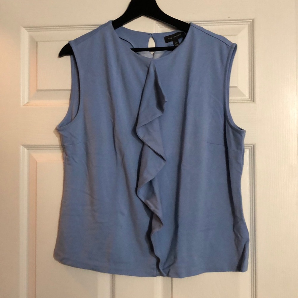 Light blue sleeveless blouse from the Limited